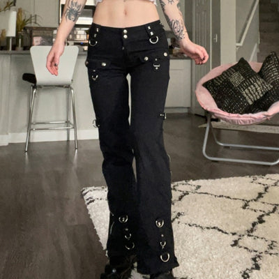 Damen Baggy Hose in Gothic Style