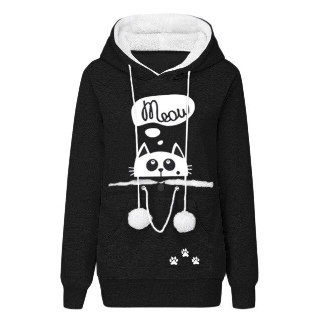 Mädchen Hoodie mit Bauchtasche