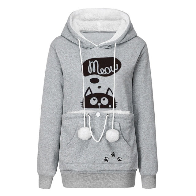 Mädchen Hoodie mit Bauchtasche